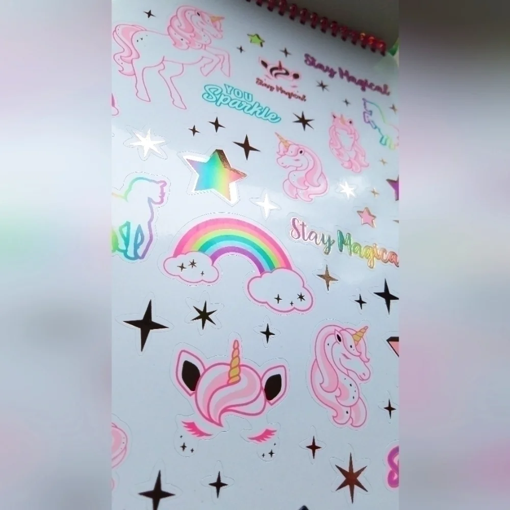 Justice Jumbo Unicorn Sketchbook